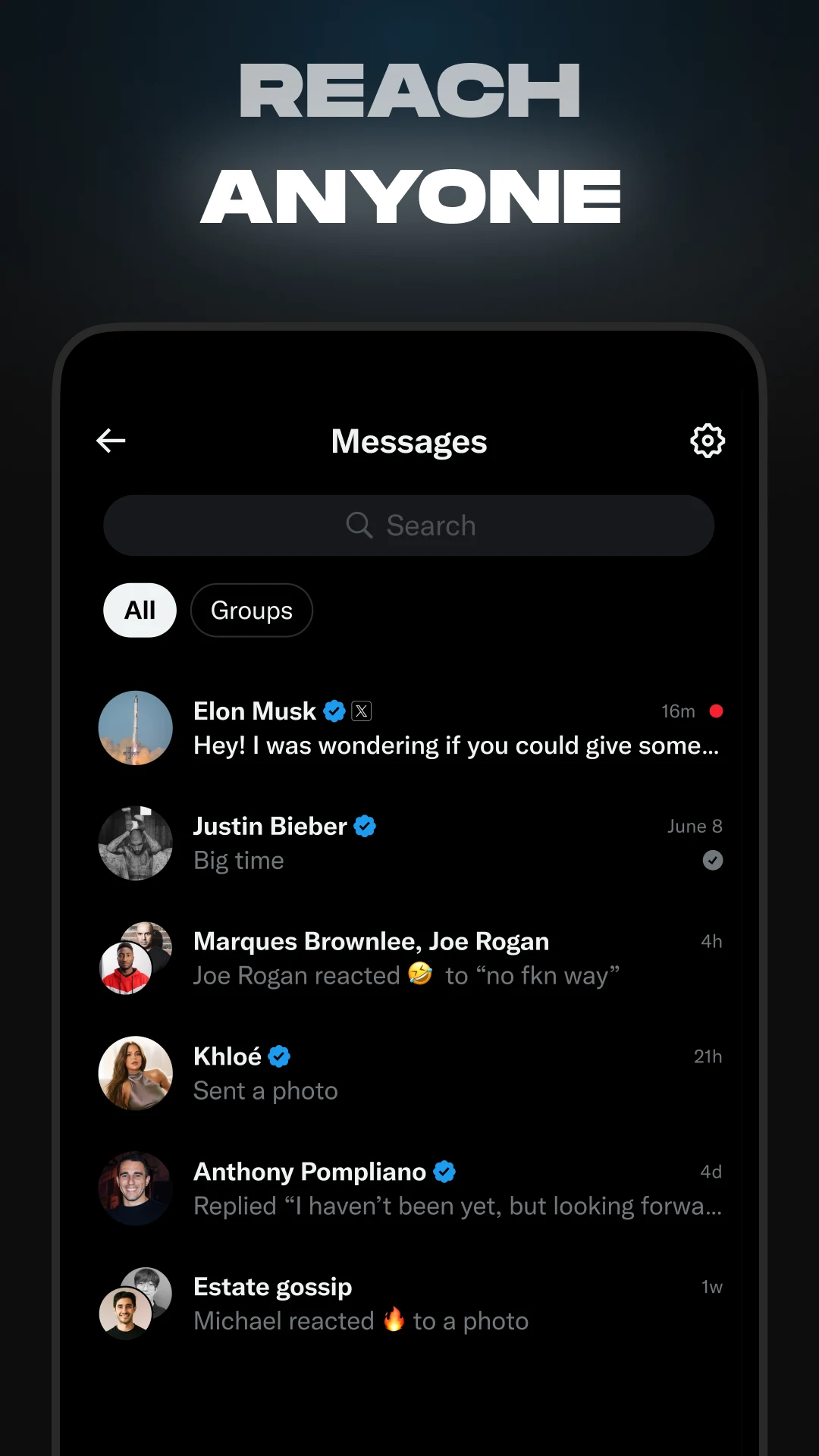 X screenshot