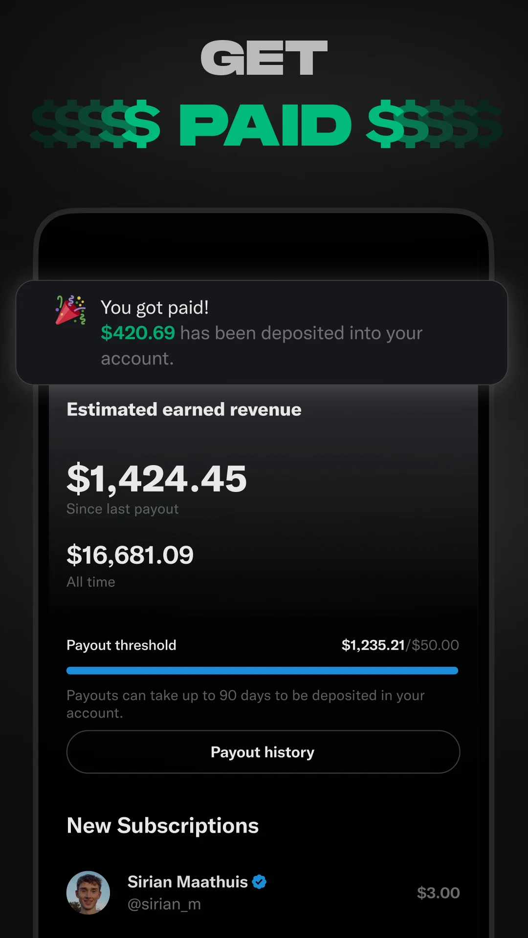 X screenshot